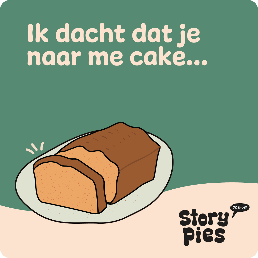 Ik dacht dat je naar m'n cheesecake